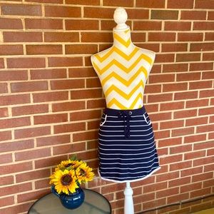 Nautica Striped Mini Skirt